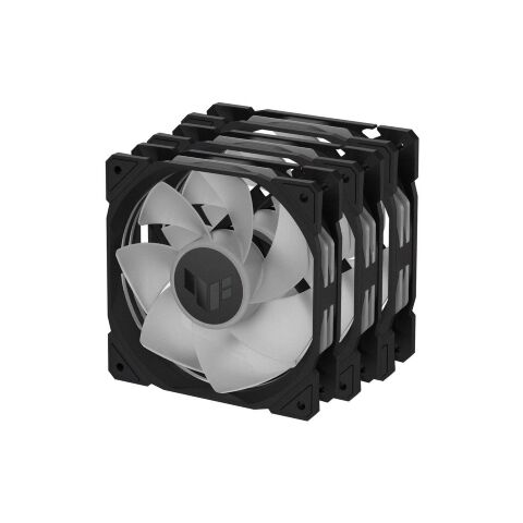 Кулер для корпуса ASUS TUF Gaming TR120 ARGB Reverse Triple Pack Black (90DA00D0-B09020) - Вентиляторы к корпусам - Вентиляторы к корпусам
