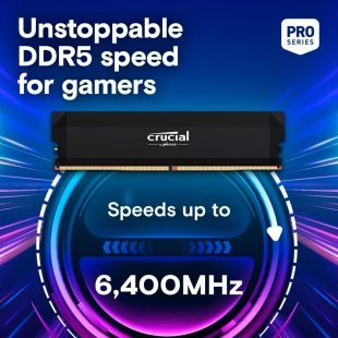 Модуль памяти для компьютера DDR5 32GB 6400 MHz Pro OC Micron (CP2K16G64C38U5B)