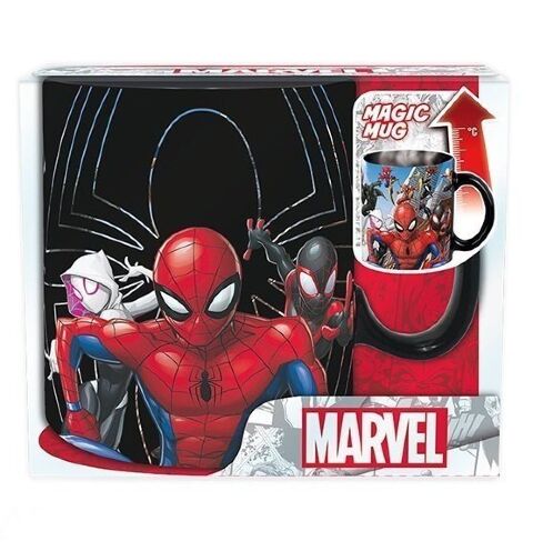 Чашка хамелеон Abystyle MARVEL Spider-Man Multiverse Ceramic Mug кухоль Людина-павук 460 мл - -