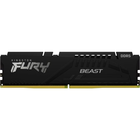 Модуль памяти для компьютера DDR5 32GB 6000 MHz Beast Black Kingston Fury (ex.HyperX) (KF560C40BB-32) - Нулевой остаток (Feed) - Нулевой остаток (Feed)