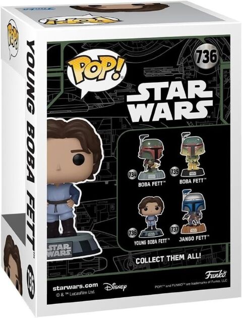Фігурка Funko Star Wars: Young Boba Fett Боба Фетт Фанко Зіркові війни 736 -   -  