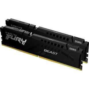 Модуль памяти для компьютера DDR5 32GB (2x16GB) 6800 MHz Beast Black Kingston Fury (ex.HyperX) (KF568C34BBK2-32)