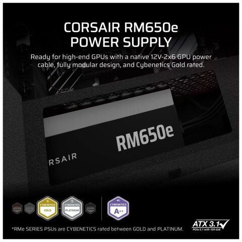 Блок питания Corsair 650W RM650e (CP-9020302-EU) - Нулевой остаток (Feed) - Нулевой остаток (Feed)