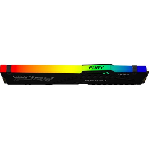 Модуль памяти для компьютера DDR5 32GB 5200 MHz Beast RGB EXPO Black Kingston Fury (ex.HyperX) (KF552C40BB2A-32) - Нулевой остаток (Feed)  - Нулевой остаток (Feed) 