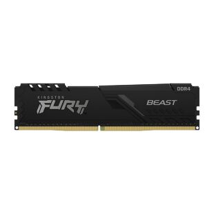 Модуль памяти для компьютера DDR4 32GB (2x16GB) 3200 MHz Fury Beast Black Kingston Fury (ex.HyperX) (KF432C16BB1K2/32)