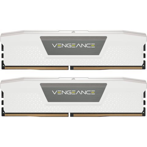 Модуль памяти для компьютера DDR5 32GB (2x16GB) 5200 MHzVengeance White Corsair (CMK32GX5M2B5200C40W) - Нулевой остаток (Feed) - Нулевой остаток (Feed)