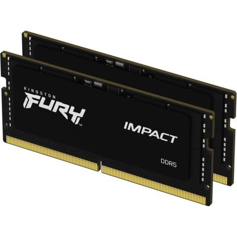 Модуль памяти для ноутбука SoDIMM DDR5 64GB (2x32GB) 5600 MHz FURY Impact Kingston Fury (ex.HyperX) (KF556S40IBK2-64) - Нулевой остаток (Feed) - Нулевой остаток (Feed)