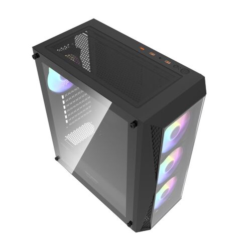 Корпус для ПК DARKFLASH DK352 PLUS BLACK - Нулевой остаток (Feed) - Нулевой остаток (Feed)