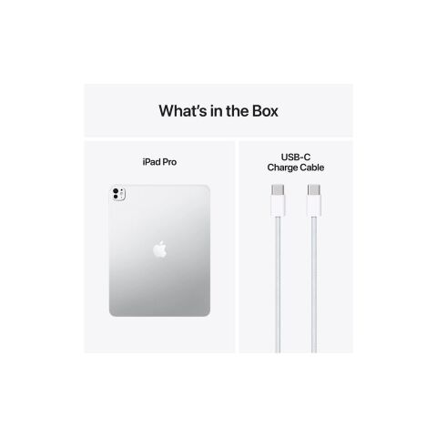 Планшет Apple iPad Pro 13" M5 Wi‑Fi + Cellular 256GB with standard glass - Silver (ME7X4TY/A) - Планшеты - Планшеты