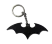 Брелок Batman Logo Keychain ABS пластик Бетмен Логотип чорний 8 см. -   -  