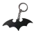 Брелок Batman Logo Keychain ABS пластик Бетмен Логотип чорний 8 см. -   -  