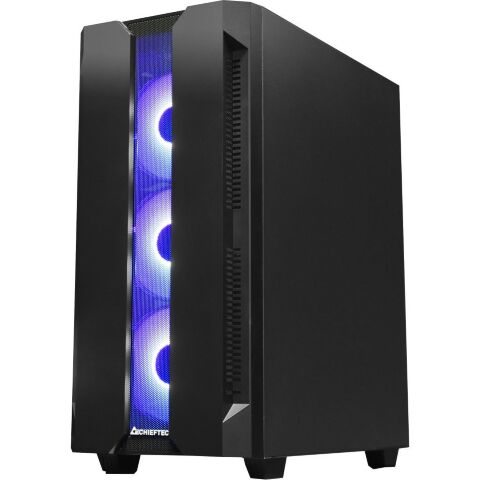 Корпус для ПК Chieftec Gaming Hunter Tempered Glass Edition (GS-01B-OP) - Нулевой остаток (Feed)  - Нулевой остаток (Feed) 