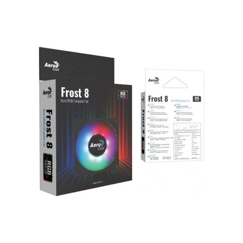 Кулер для корпуса AeroCool Frost 8 FRGB (ACF1-FS10117.11) - Нулевой остаток (Feed) - Нулевой остаток (Feed)