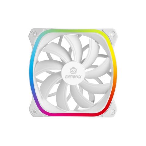 Кулер для корпуса Enermax SQUA RGB WHITE 3x 120 mm (3 PACK) (UCSQARGB12P-W-BP3) - Вентиляторы к корпусам  - Вентиляторы к корпусам 