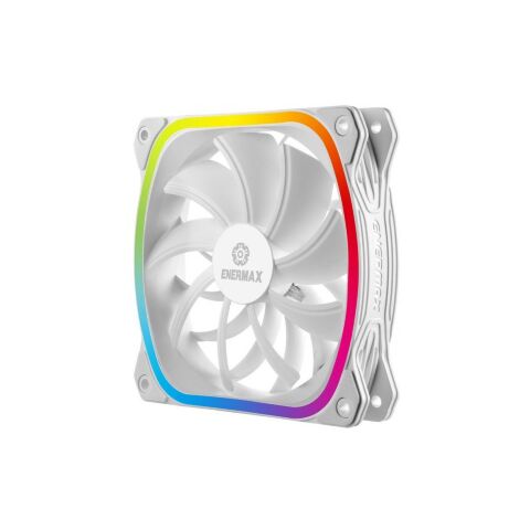 Кулер для корпуса Enermax SQUA RGB WHITE 3x 120 mm (3 PACK) (UCSQARGB12P-W-BP3) - Вентиляторы к корпусам  - Вентиляторы к корпусам 