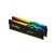 Модуль памяти для компьютера DDR5 32GB (2x16GB) 5200 MHz Beast RGB XMP Kingston Fury (ex.HyperX) (KF552C40BBAK2-32) - Нулевой остаток (Feed) - Нулевой остаток (Feed)