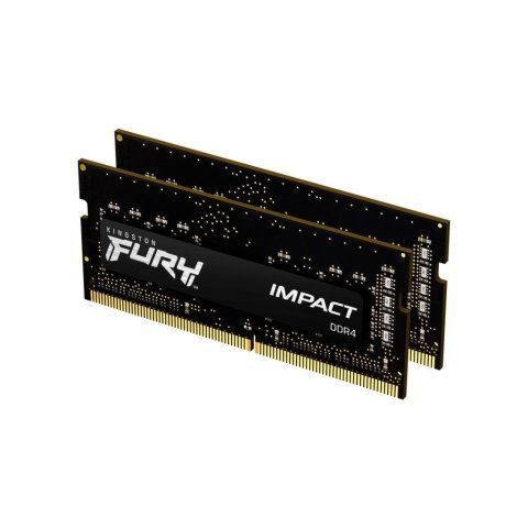 Модуль памяти для ноутбука SoDIMM DDR4 64GB (2x32GB) 3200 MHz Fury Impact Kingston Fury (ex.HyperX) (KF432S20IBK2/64) - Нулевой остаток (Feed) - Нулевой остаток (Feed)