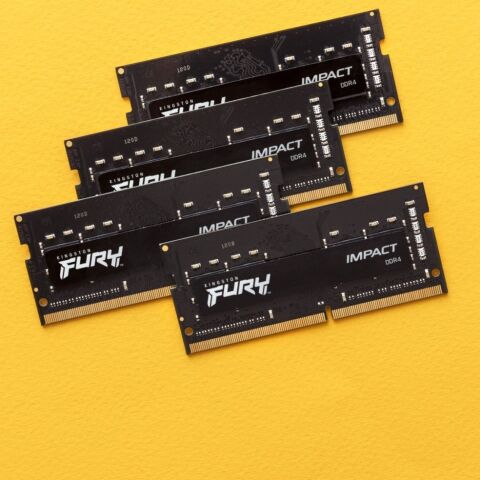 Модуль памяти для ноутбука SoDIMM DDR4 64GB (2x32GB) 3200 MHz Fury Impact Kingston Fury (ex.HyperX) (KF432S20IBK2/64) - Нулевой остаток (Feed) - Нулевой остаток (Feed)