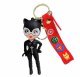 Брелок подвеска на рюкзак DC Super Hero Catwoman 3D Keychain Женщина кошка Backpack - -