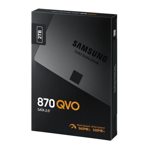 Накопитель SSD 2.5" 2TB 870 QVO Samsung (MZ-77Q2T0BW) - Нулевой остаток (Feed)  - Нулевой остаток (Feed) 