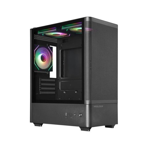 Корпус Prologix Lumi GM-01MAB Mesh Black - Нулевой остаток (Feed) - Нулевой остаток (Feed)