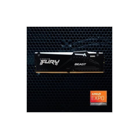 Модуль памяти для компьютера DDR5 128GB (2x64GB) 5600 MHz Beast RGB Kingston Fury (ex.HyperX) (KF556C40BBAK2-128) - Нулевой остаток (Feed) - Нулевой остаток (Feed)