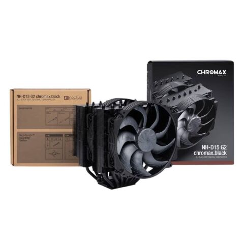 Кулер для процессора Noctua NH-D15 G2 CHROMAX.BLACK - Кулеры к процессорам  - Кулеры к процессорам 