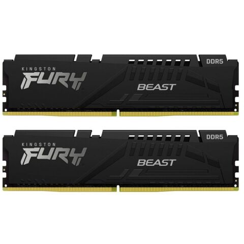 Модуль памяти для компьютера DDR5 64GB (2x32GB) 5600 MHz Beast EXPO Black Kingston Fury (ex.HyperX) (KF556C40BB2K2-64) - Нулевой остаток (Feed)  - Нулевой остаток (Feed) 