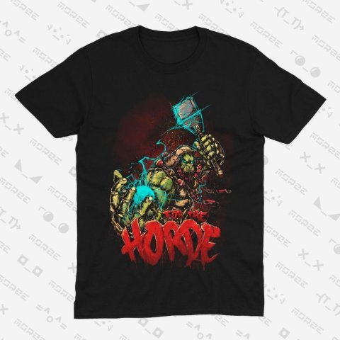 Футболка Morze World of Warcraft Horde Thrall T-Shirt Варкрафт Орда Тралл (размер L) - -
