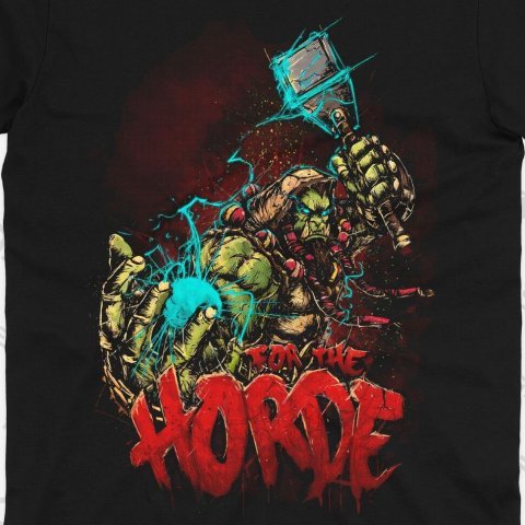 Футболка Morze World of Warcraft Horde Thrall T-Shirt Варкрафт Орда Тралл (размер L) - -