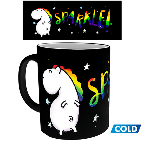 Чашка хамелеон Unicorn Sparkle Єдиноріг 320 мл - -