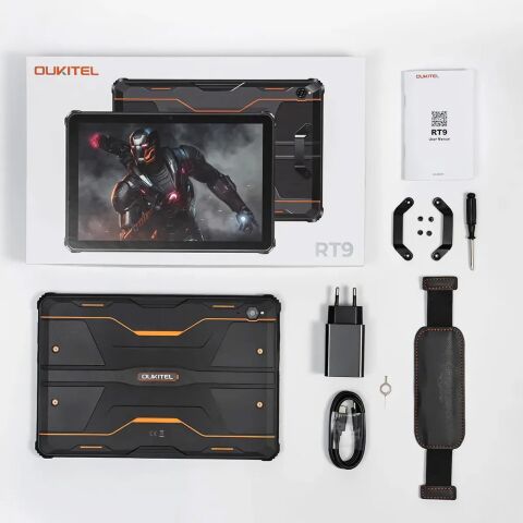 Планшет OUKITEL RT9 10.1" 6/256GB LTE Black-Orange (6931940766838) - Планшеты - Планшеты
