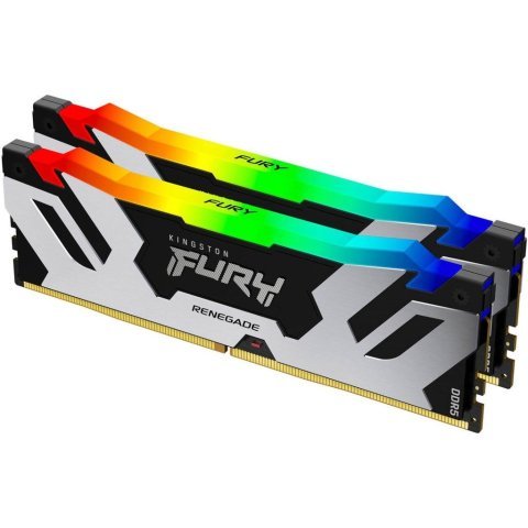 Модуль памяти для компьютера DDR5 32GB (2x16GB) 6800 MHz Renegade RGB XMP Kingston Fury (ex.HyperX) (KF568C36RSAK2-32) - Нулевой остаток (Feed) - Нулевой остаток (Feed)