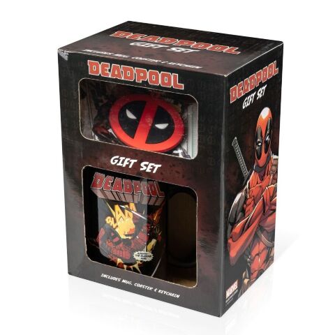 Подарочный набор Pyramid International Marvel: Deadpool Mug Set (чашка, подставка, брелок) - -