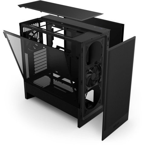 Корпус NZXT H5 Flow Compact (CC-H52FB-01) - Нулевой остаток (Feed) - Нулевой остаток (Feed)