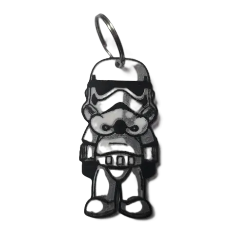 Брелок Star Wars Stormtrooper Keychain ABS пластик Зіркові війни Штурмовик 7 см. -   -  