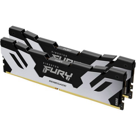 Модуль памяти для компьютера DDR5 32GB (2x16GB) 6800 MHz Renegade Silver XMP Kingston Fury (ex.HyperX) (KF568C36RSK2-32) - Нулевой остаток (Feed) - Нулевой остаток (Feed)