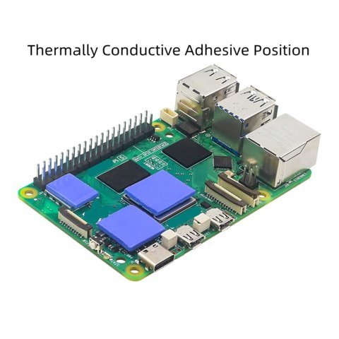 Радиатор охлаждения Raspberry Pi с вентилятором для Raspberry Pi 5 (RA800) - Нулевой остаток (Feed) - Нулевой остаток (Feed)