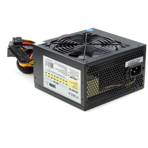 Блок питания Vinga 500W ОЕМ (VPS-500-120) - Нулевой остаток (Feed) - Нулевой остаток (Feed)