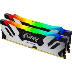 Модуль памяти для компьютера DDR5 32GB (2x16GB) 7200 MHz Renegade RGB XMP Kingston Fury (ex.HyperX) (KF572C38RSAK2-32)