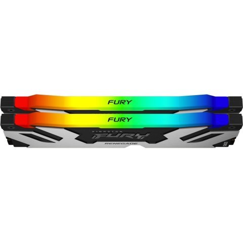 Модуль памяти для компьютера DDR5 32GB (2x16GB) 7200 MHz Renegade RGB XMP Kingston Fury (ex.HyperX) (KF572C38RSAK2-32) - Нулевой остаток (Feed)  - Нулевой остаток (Feed) 