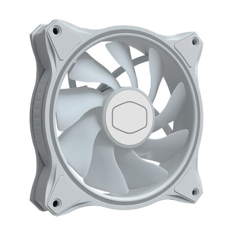 Кулер для корпуса CoolerMaster MasterFan MF120 Halo 3in1 White Edition (MFL-B2DW-183PA-R1) - Нулевой остаток (Feed) - Нулевой остаток (Feed)