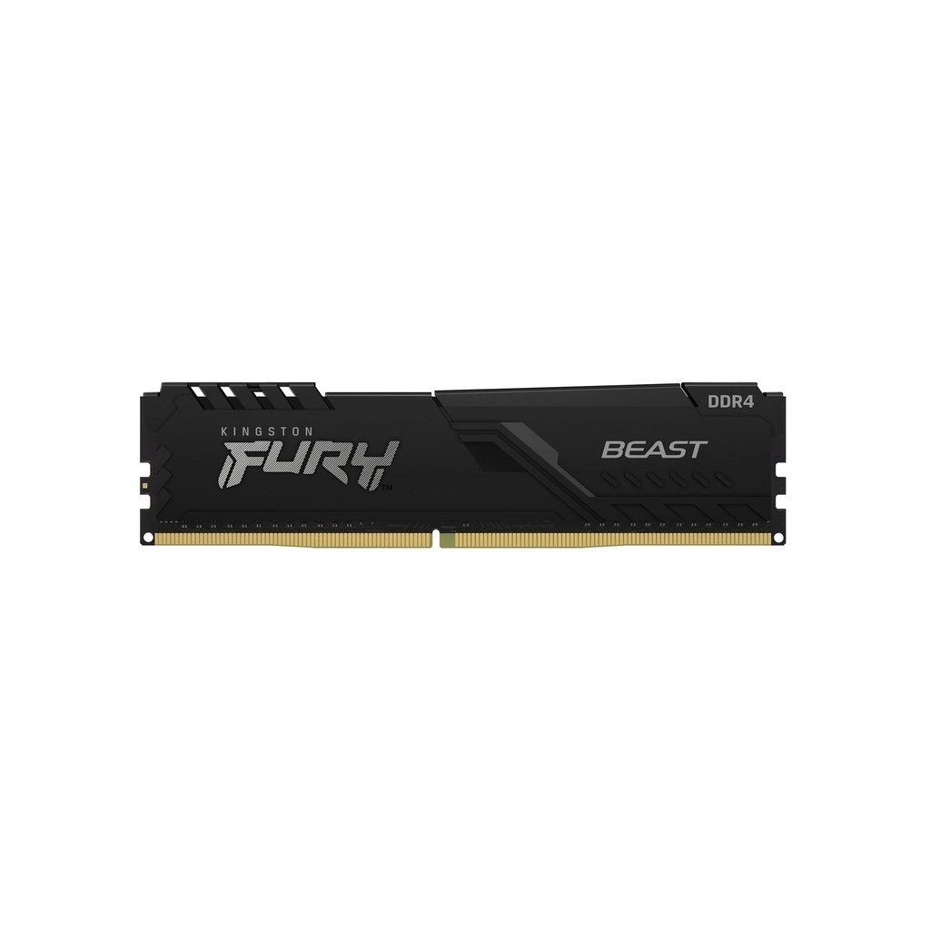 Модуль памяти для компьютера DDR4 8GB 3200 MHz Beast Black Kingston Fury (ex.HyperX) (KF432C16BB/8WP)
