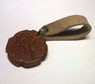 Брелок World of Warcraft Horde Keychain (шкіра)