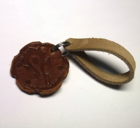 Брелок World of Warcraft Horde Keychain (шкіра) - -