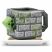 Чашка и подставка Zak designsMinecraft Creeper Sculpted 3D Mug Майнкрафт Кружка керамика 450 мл. - -