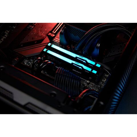Модуль памяти для компьютера DDR5 64GB 5600 MHz Beast RGB EXPO Black Kingston Fury (ex.HyperX) (KF556C40BBA-64) - Модули памяти для компьютера - Модули памяти для компьютера