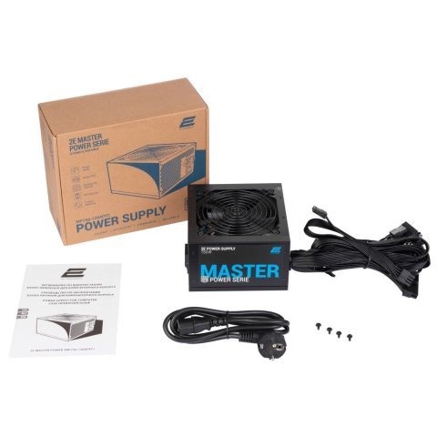 Блок питания 2E MASTER POWER (750W), >80, 80+ White, 120mm, 1xMB 24pin(20+4), 1xCPU 8pin(4+4), 3xMolex, 5xSATA, (2E-MP750-120APFC) - Нулевой остаток (Feed) - Нулевой остаток (Feed)