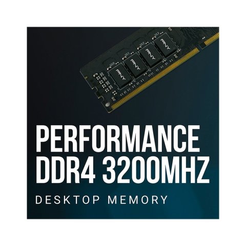 Модуль памяти для компьютера DDR4 8GB 3200 MHz PNY (MD8GSD43200-SI) - Нулевой остаток (Feed)  - Нулевой остаток (Feed) 