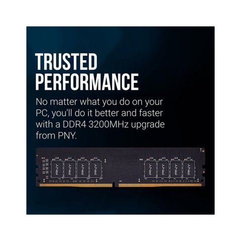 Модуль памяти для компьютера DDR4 8GB 3200 MHz PNY (MD8GSD43200-SI) - Нулевой остаток (Feed)  - Нулевой остаток (Feed) 